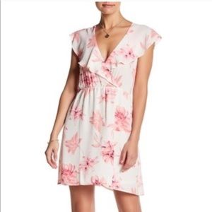 NWOT Lush Floral Wrap Sundress